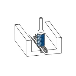 Karnasch Roterande hårdmetallfil - Form B