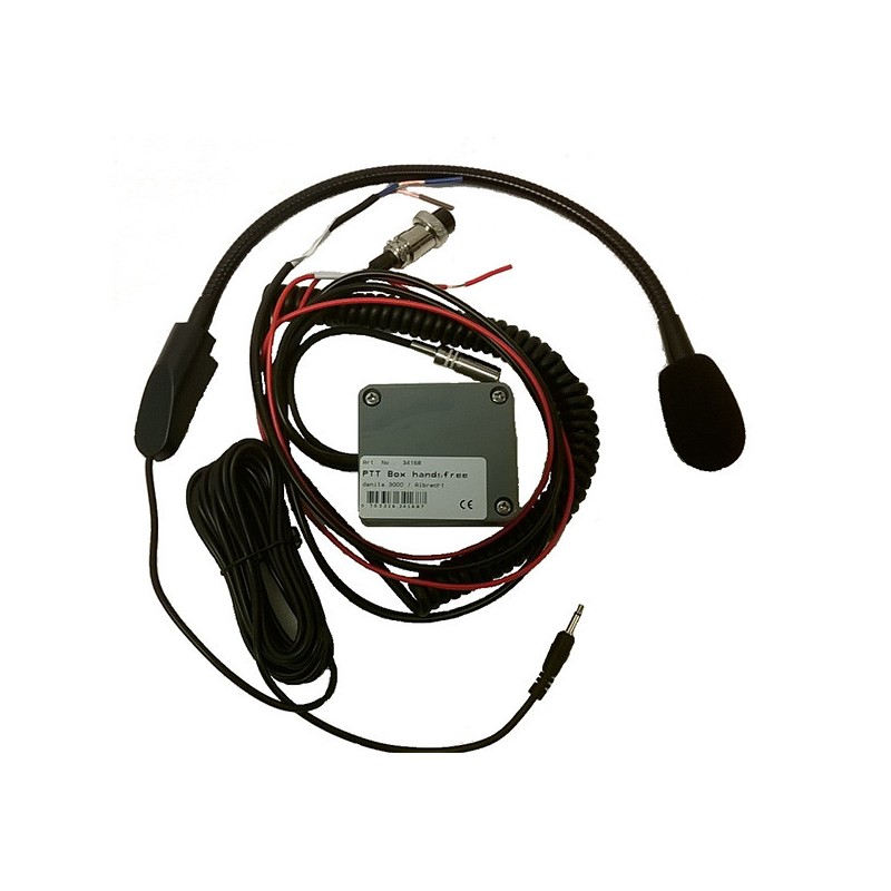 Handsfree-set med högkvalitativ Danita-riktningsmikrofon.