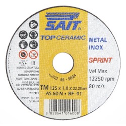 SAIT-TM AS60N 125 x 1,0 x 22,2 KERAMISK KAPPESKIVE SAIT
