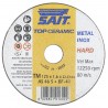 SAIT-TM AS46S 125 x 1,6 x 22,2 keramisk kappeskive SAIT