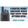 Kenwood NX-1200DE ülemise VHF-sagedusala professionaalne IP55-kaitseklassiga raadiosaatja, maailmakuulus Kenwoodi kvaliteet.