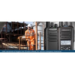 Kenwood NX-1200DE ülemise VHF-sagedusala professionaalne IP55-kaitseklassiga raadiosaatja, maailmakuulus Kenwoodi kvaliteet.
