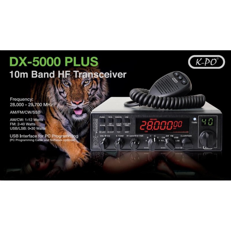 DX-5000 v.6 10 M RAADIOSAATJA