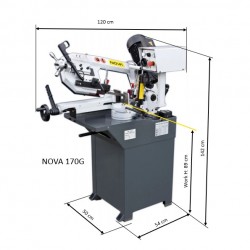 NOVA 170G metallbåndsag