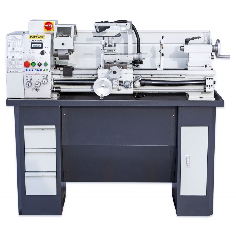 NOVA 290VF manuel metalldrejebænk, 1,5 kW, spidsafstand 700 mm, 230V