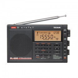 Tecsun PL-680 DOBBELTKONVERTERET SSB-RADIO MODTAGER MED LUFTBÅND (VHF)