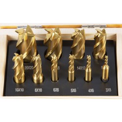 End Mill Set 10 pcs