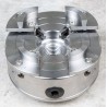 Chuck til tredreiebenk, 146 mm, M33 x 3,5 mm-gjenge