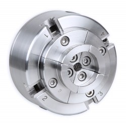 Chuck til tredreiebenk, 100 mm, M33 x 3,5 mm-gjenge