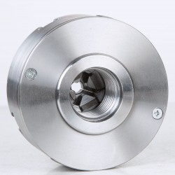 Chuck til tredreiebenk, 100 mm, M33 x 3,5 mm-gjenge
