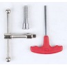 Chuck til tredreiebenk, 100 mm, M33 x 3,5 mm-gjenge