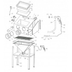 NOVA SBC 220 sandblåsekabinett