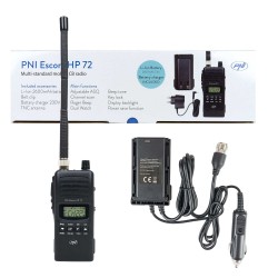 12/24 V DC-strømadapter samt tilkobling til ekstern antenne PANTHER V2 PRO / HP72