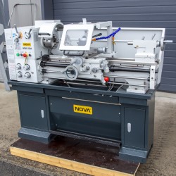 NOVA 230A manuell metalldreiebenk 1,5 kW, senteravstand 910 mm