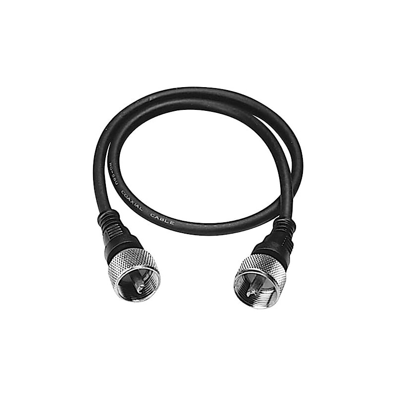 RG-58 Mellemkabel med PL-259-stik, 150 cm