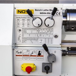 NOVA 25L/3 manuel metal drejebænk med fræser, 400V - 750 W, spidsafstand 700 mm