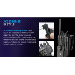 Motorola MOTOTRBO R2 UHF-käsiraadio professionaalseks kasutamiseks