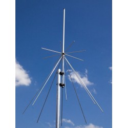Scan King HF/VHF/UHF-discone-antenne for mottaksformål