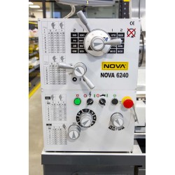 NOVA 6240 manuell metalldreiebenk 2,2 kW, senteravstand 1000 mm
