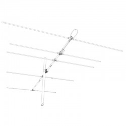 70 MHz 5-elementers retningsantenne