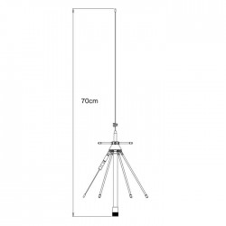 Diamond D220S discone-antenni 100 - 1600 MHz