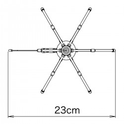 Diamond D220S discone-antenne 100–1600 MHz