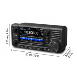 Icom IC-705 Plus 5 MHz 10 W SDR-sender/mottaker 1,8–430 MHz med BP-307-batteri på 3 150 mAh