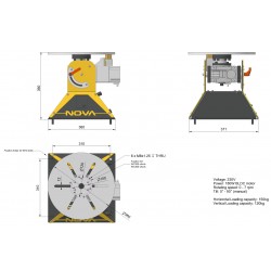 NOVA WP360 Welding Rotator