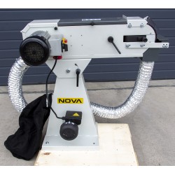 NOVA 150DC metallbåndslipemaskin med sponavsug