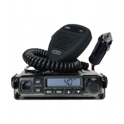 K-100 V2 MINI CB-RADIO MED FÄRDIGMONTERAD 12 V DC CIGARETTÄNDARSTRÖMKABEL