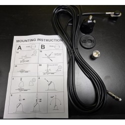 SX-festesett for M6-antenner med 5 m FME-kabel