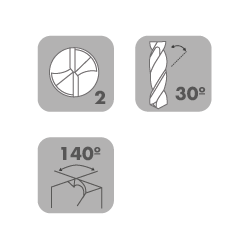 NOVA Pro HMD3 Cietā karbīda urbis 3xD