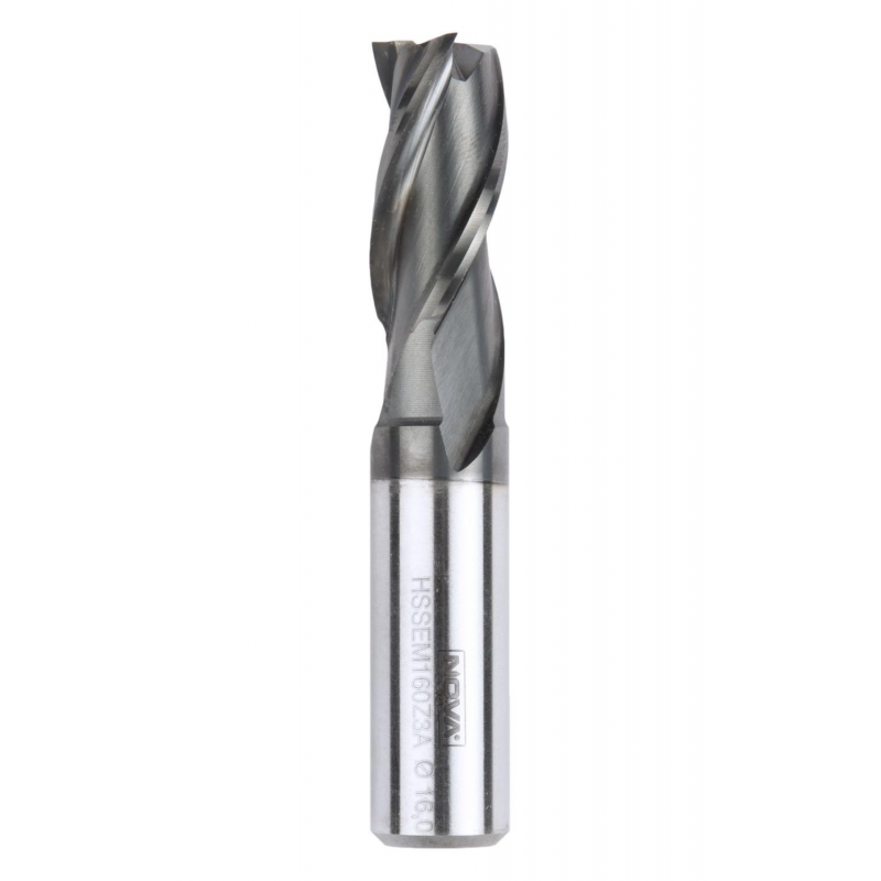 NOVA PRO pinfræser (endmill) Z3 HSS DIN 844 HSSE M Z3