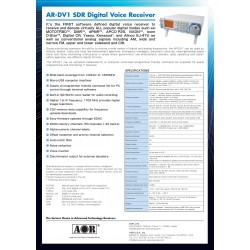 AOR DV-1 liikennevastaanotin 100 kHz - 1300 MHz