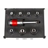Gängningschuck set 10 delar. M5-M16 - MK2 / MK3 / MK4