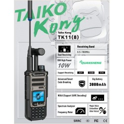 Quansheng TK-11(8) V2 10m/6m/2m/70cm FM-radiopuhelin