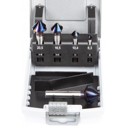 NOVA PRO Koonuspuuride komplekt 90° 5 tk, Blue coated