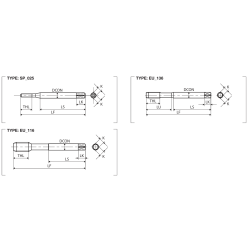 YAMAWA, R-D Coating, M-gänga Maskingängtapp Pressande, TiN-beläggning