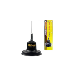 Wilson Little Will Silver Coil 27–28 MHz-bilantenne med magnetfot