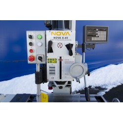 NOVA X-45 Milling Machine with DRO and autofeed for spindle