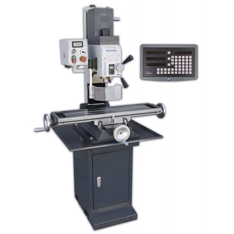 NOVA BF30V Milling Machine with Digital Display