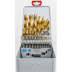 Osawa urbju komplekts 25 gab 1-13 mm / HSS/TIN pārklājums