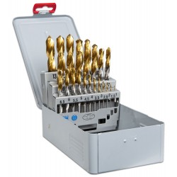 25-osaline puuride komplekt OSAWA HSS/TiN (1–13 mm)