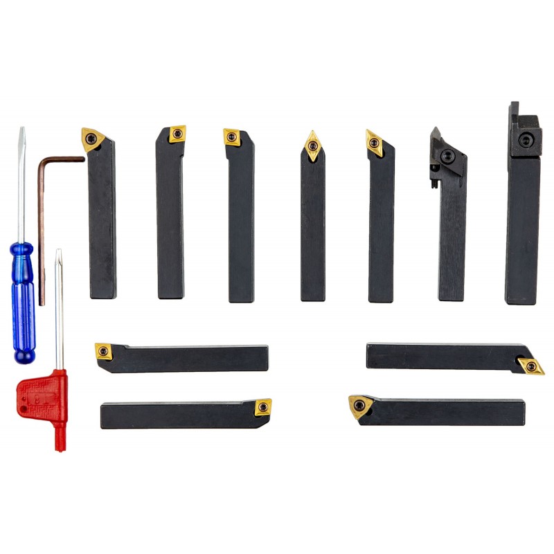 11pcs Indexable Carbide Set 10x10mm