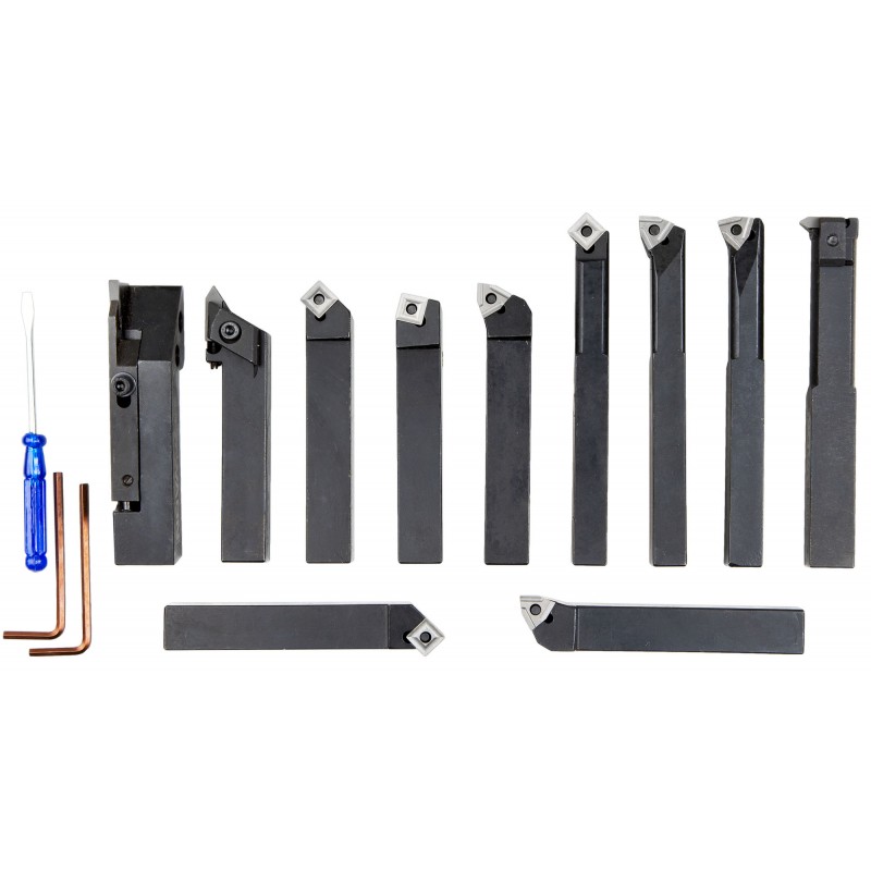 11pcs Indexable Carbide Set 14x14mm