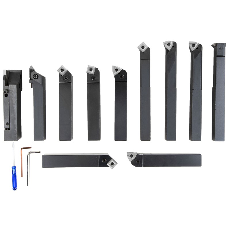 11pcs Indexable Carbide Set 20x20mm