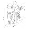 BDS AutoMAB 450 magnetboremaskin Ø 45 mm, MK2, helautomatisk
