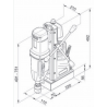 BDS MABasic 850 magnetboremaskin Ø 75 mm, MK3, 1800 W