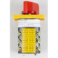 6133 Dzesēšanas sistēmas slēdzis HZ5B-10/3C 380V