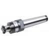 Face mill mandrel with morse taper